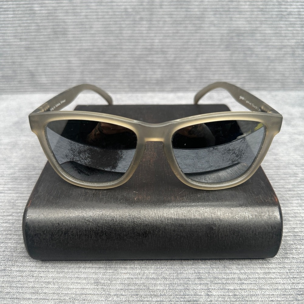 Goodr OG Sunglasses Going to Valhalla Witness Tan Matte Polarized Running Lenses